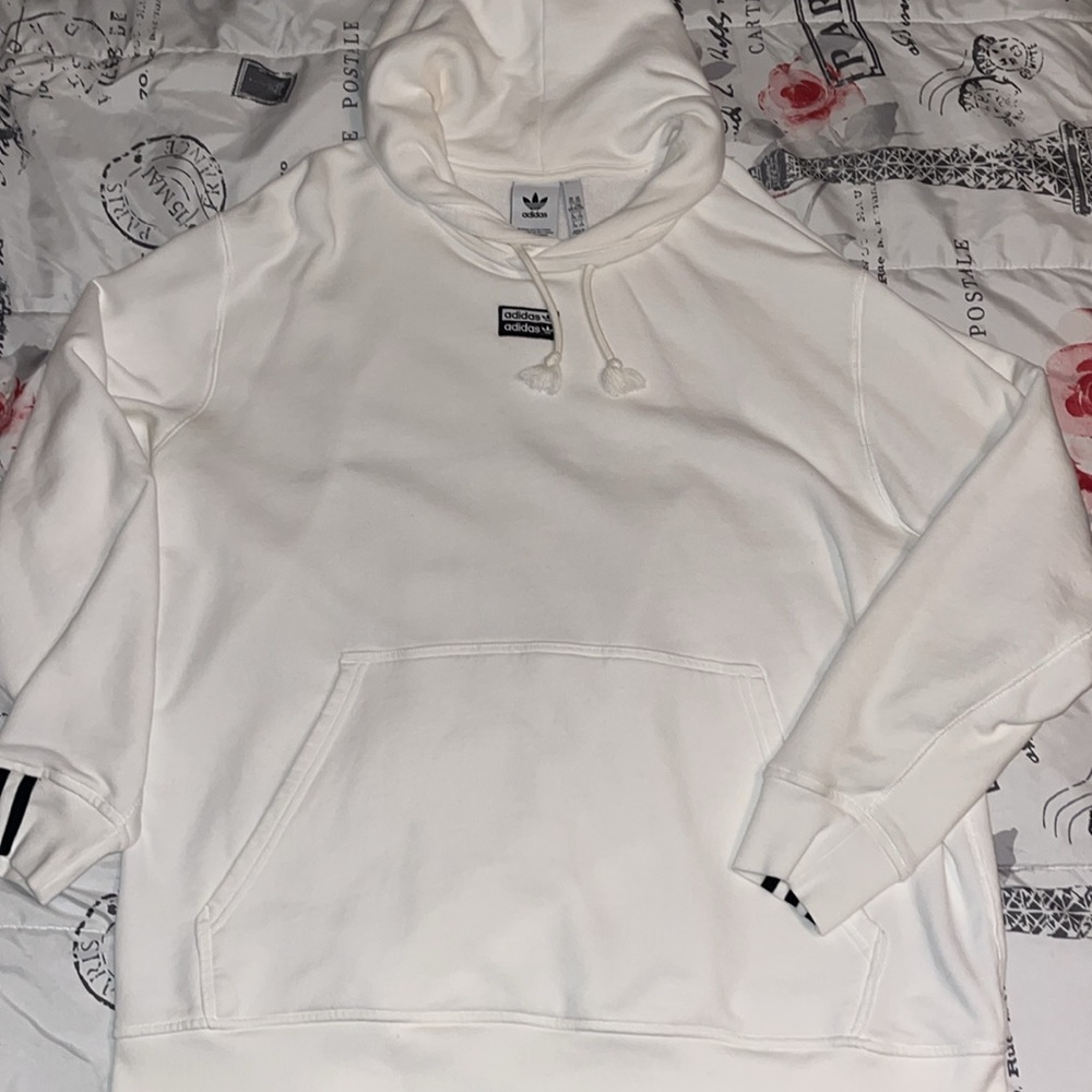 Men’s Adidas White Hoodie